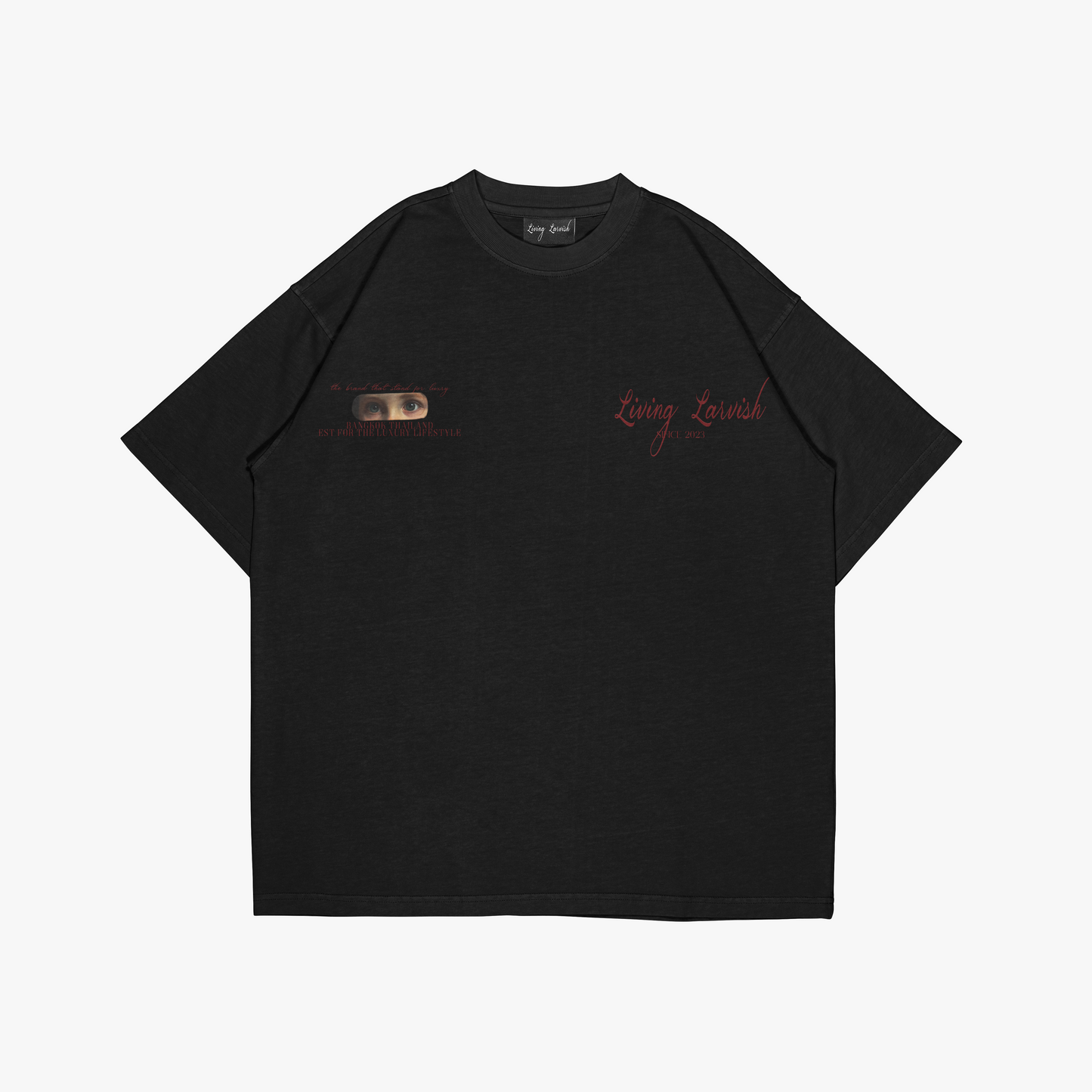 cotton crew neck red core