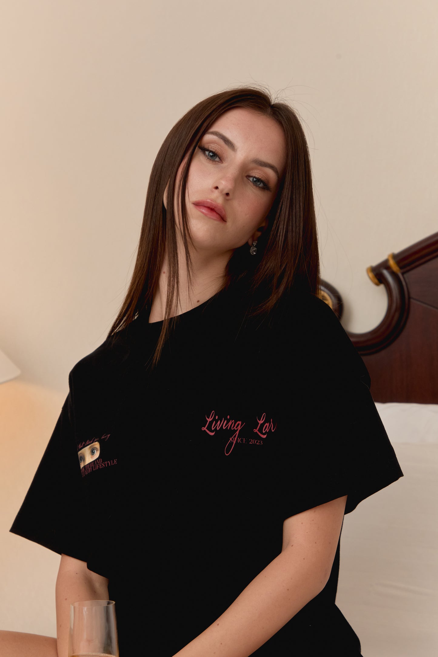 cotton crew neck red core