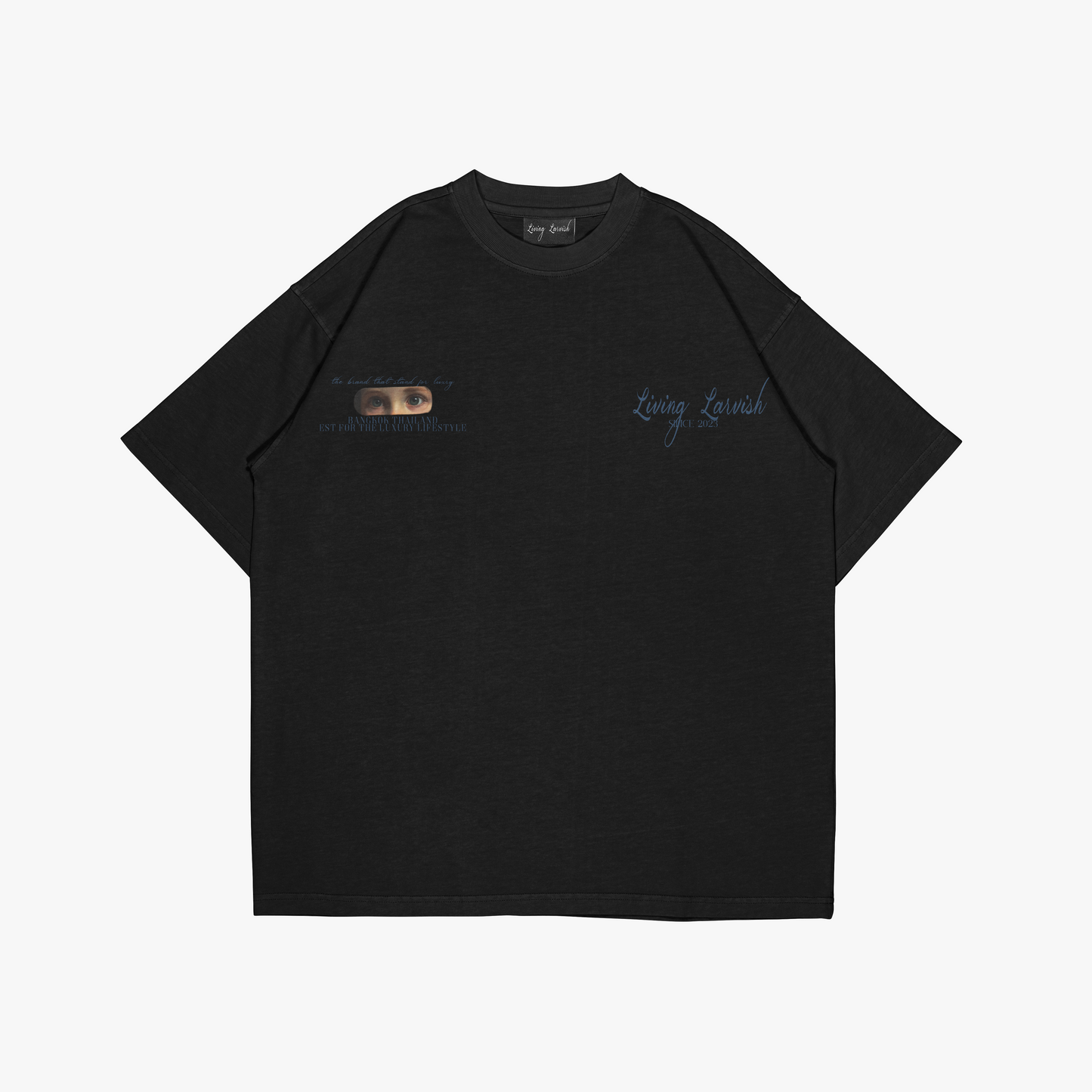 cotton crew neck blue core