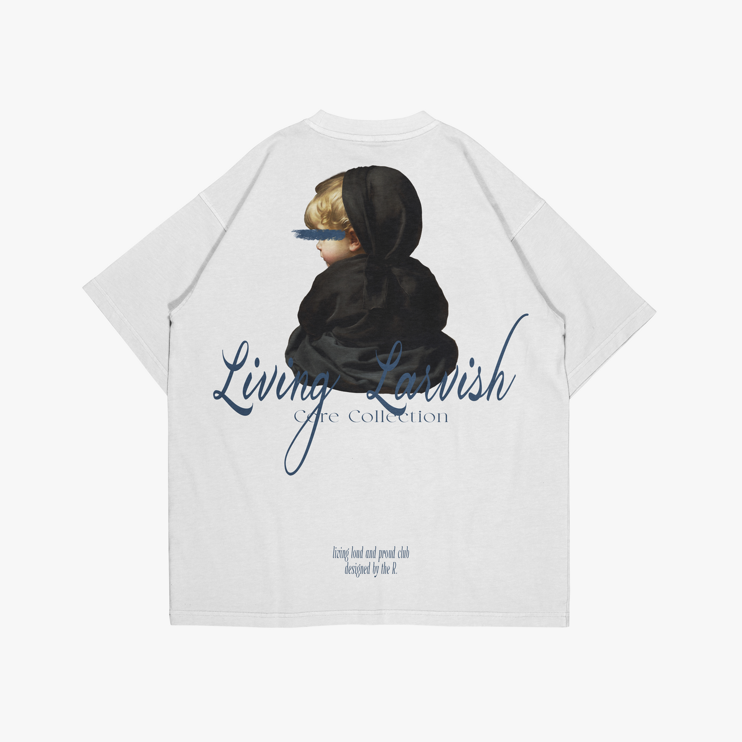 cotton crew neck blue core