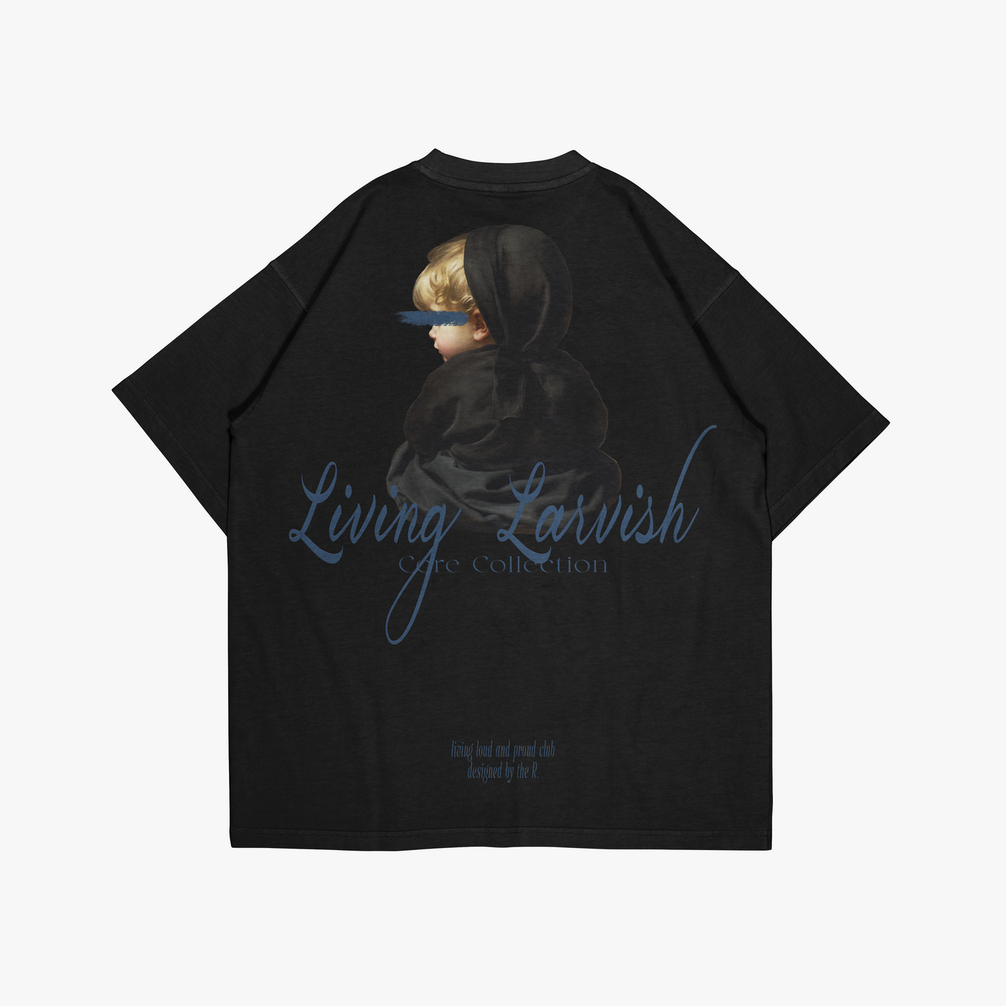 cotton crew neck blue core