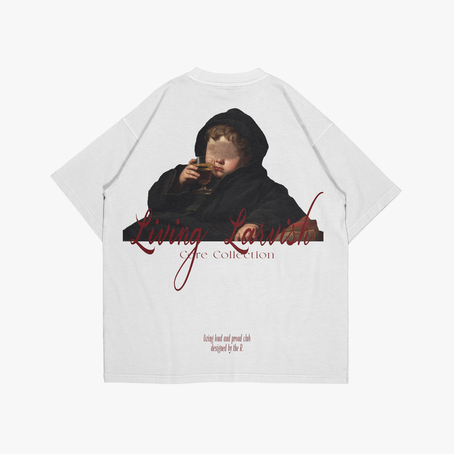 cotton crew neck red core